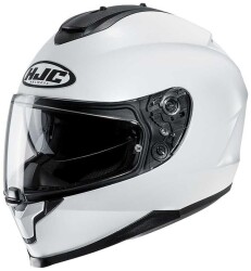 HJC C70 KASK İNCİ BEYAZI - 1