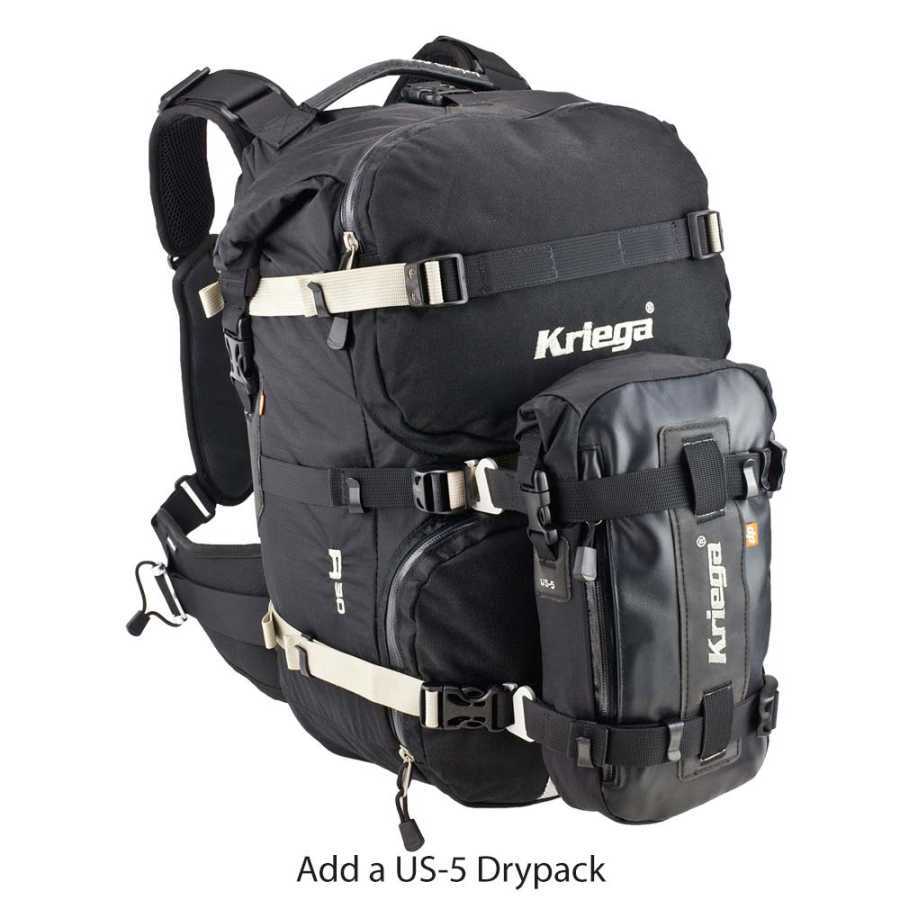 KRIEGA R30 SIRT ÇANTASI 30 LITRE DRD DEPO KRIEGA