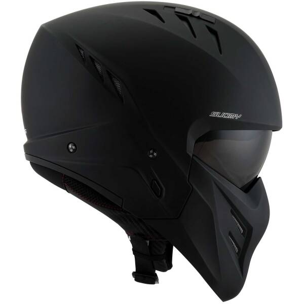 SUOMY ARMOR KASK PLAIN MAT SİYAH - 2