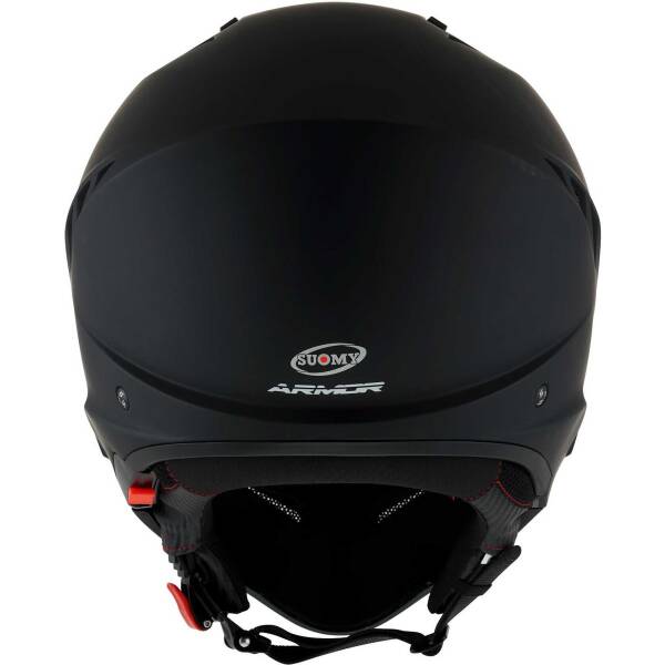 SUOMY ARMOR KASK PLAIN MAT SİYAH - 4
