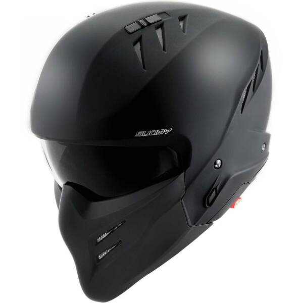 SUOMY ARMOR KASK PLAIN MAT SİYAH - 1