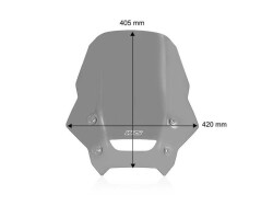 WRS HONDA NX 500 2024-2026 TOURING RÜZGAR SİPERLİĞİ KOYU FÜME HO077F - 9