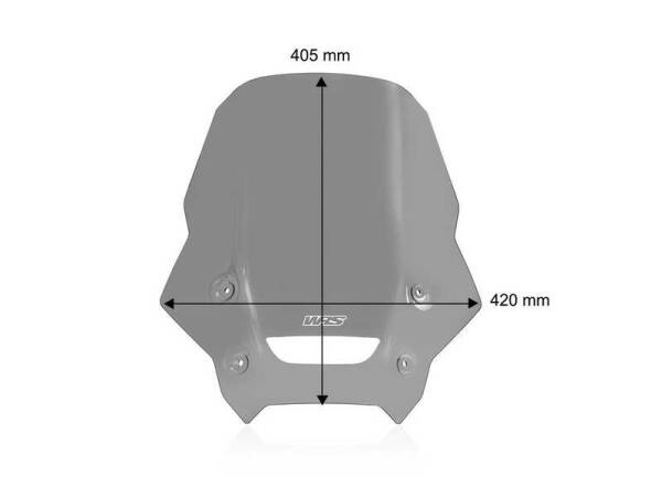 WRS HONDA NX 500 2024-2026 TOURING RÜZGAR SİPERLİĞİ KOYU FÜME HO077F - 9