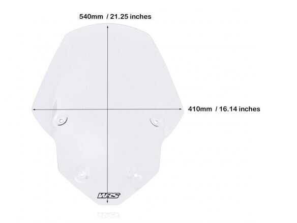 WRS TRIUMPH TIGER 850 / 900 2020-2026 TOURING ŞEFFAF RÜZGAR SİPERLİĞİ TR003T - 5